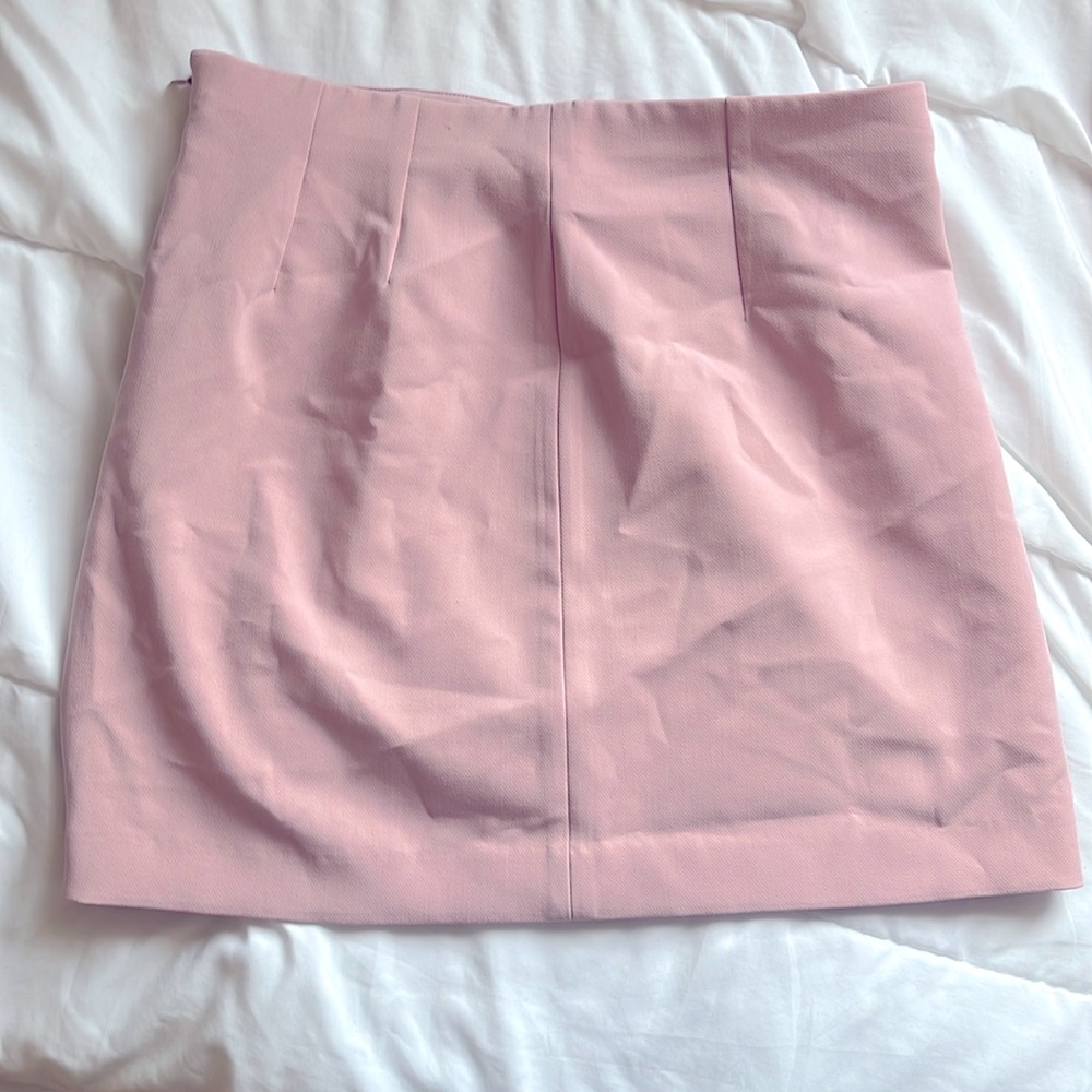 A line mini skirt from uniqlo